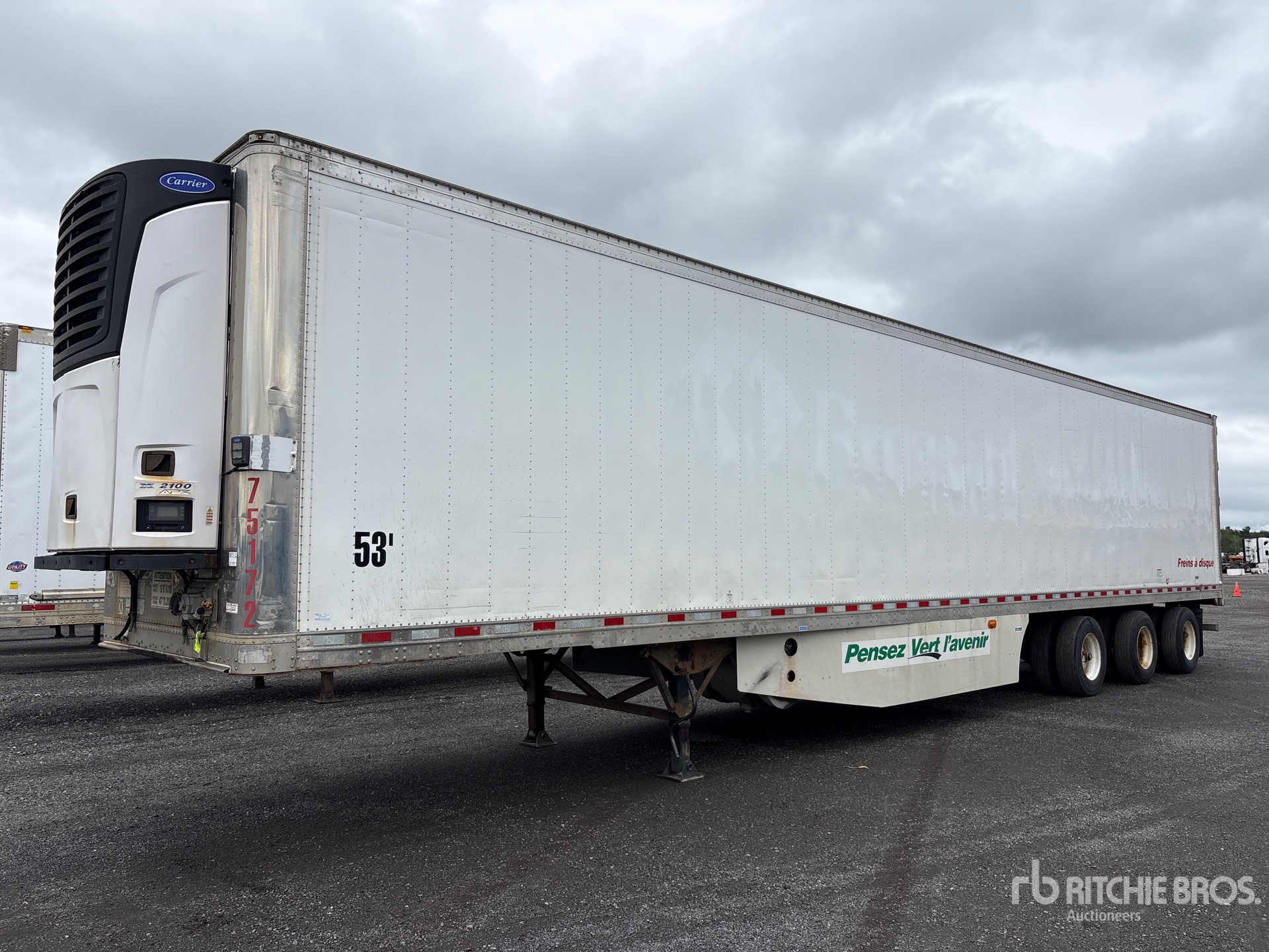 2015 Great Dane Everest 53 ft x 102 in Tri/A Gekoelde Aanhangwagen