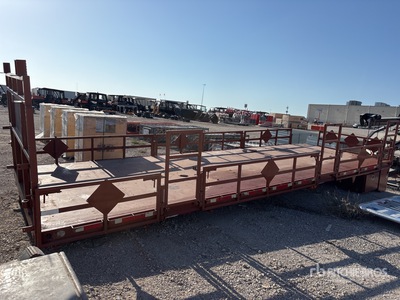 24 ft Plateau Ridelle pour Camion