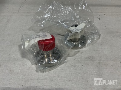 (2) Raytheon 729150-801 Connector Flanges