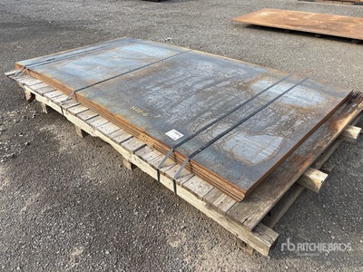 Quantity of (15) 60 in x 120 in Steel Plates