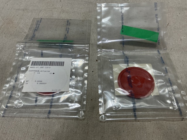 (3) Eaton 16646-1CP Actuator Valve Diaphragms