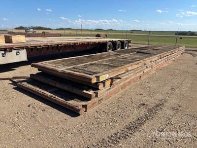 Quantity of (4) 40 Ft Rig Mats