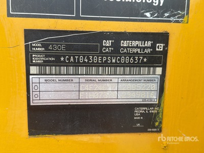 2012 Cat 430E Retroexcavadora / Koparko-ładowarka