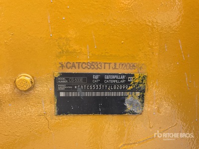 2011 Cat CS-533E Rodillo / Gładka zagęszczarka bębnowa