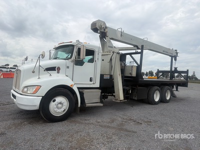 National Crane 500E2 36000 lb Straight Boom on 2014 Kenworth T370 6x4 Camion con Grua / Boom Truck