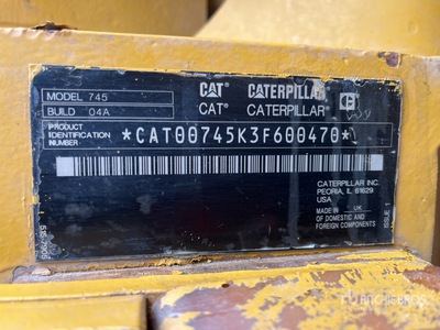 2017 Cat 745 Camion Articulado / Articulated Dump Truck