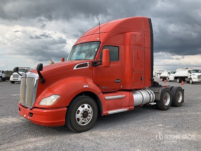 2017 Kenworth T680 6x4 Tractocamion con Dormitorio / T/A Sleeper Truck Tractor
