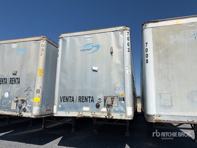 1999 Wabash 53 ft x 102 in T/A Caja Seca / Geschlossene Anhänger