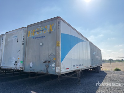 1998 Wabash 53 ft x 102 in T/A Caja Seca / Remolque de furgoneta