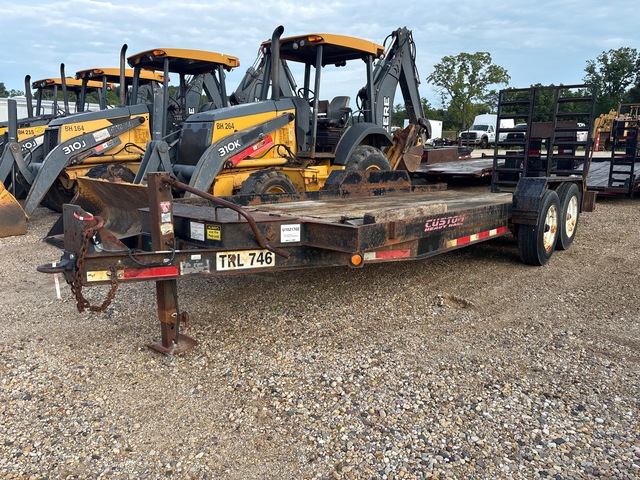 2015 Lucon 7T182HDBW 18 ft T/A Equipment Trailer 2015 Lucon 7T182HDBW 18 ft T/A Equipment Trailer