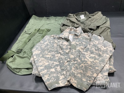 (24) Duffel Bags, (5) Flyer's Coveralls & Assorted Items