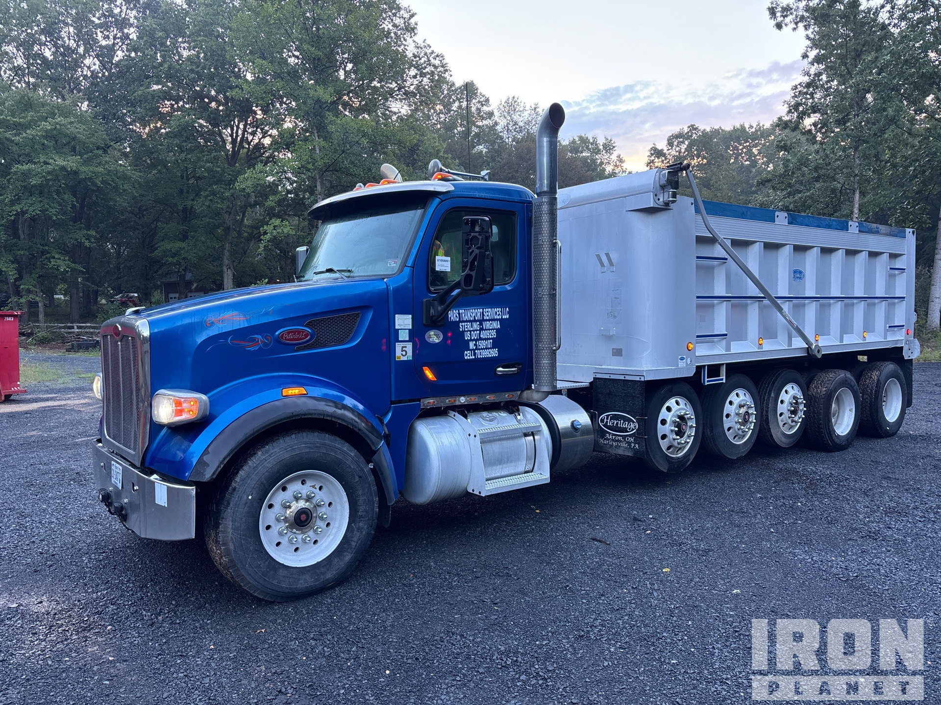 2018 Peterbilt 567 12x4 Wywrotka pięcioosiowa