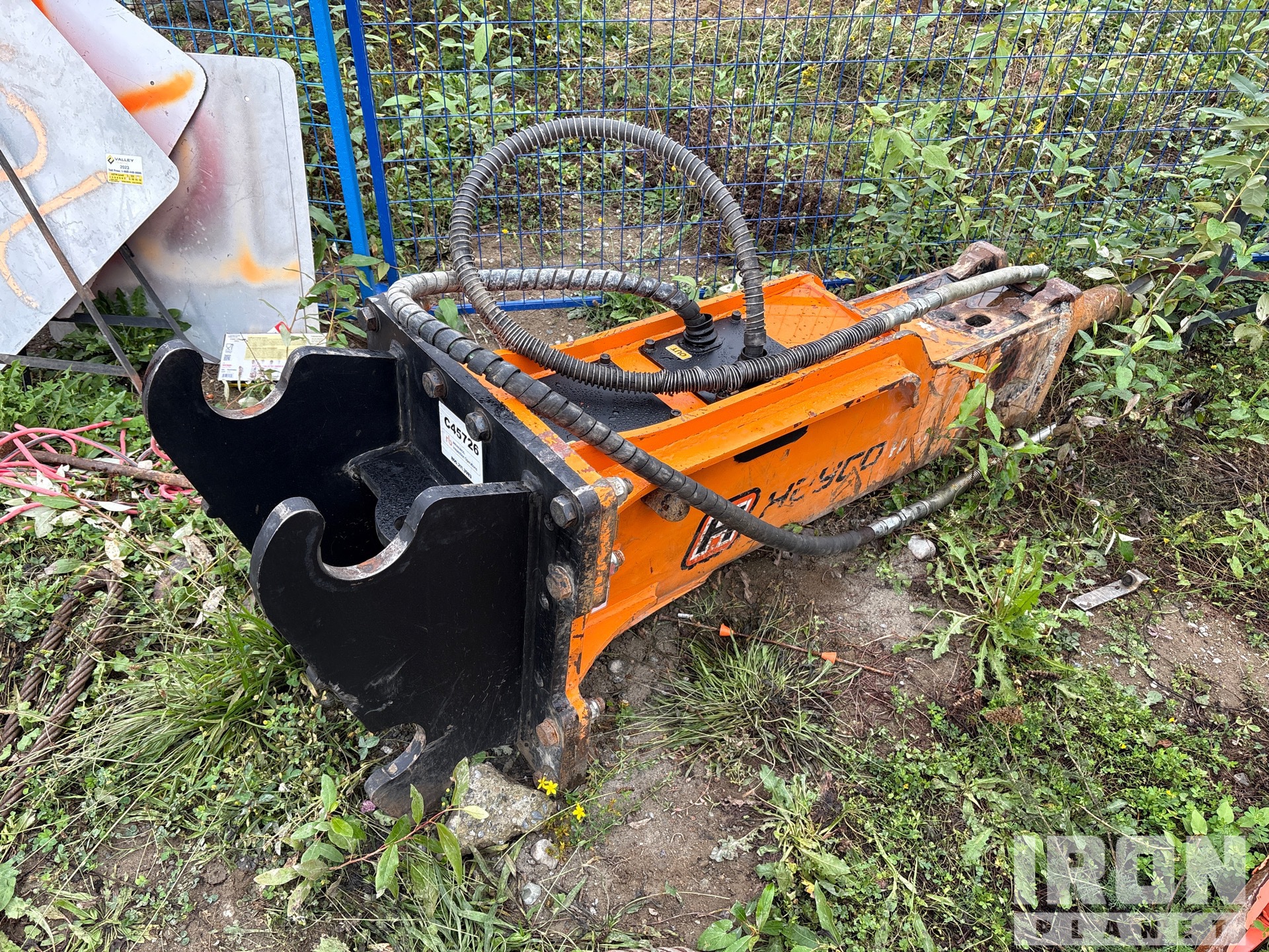 Hayco EA120 Hydraulic Q/C Excavator Jackhammer - Fits Excavator