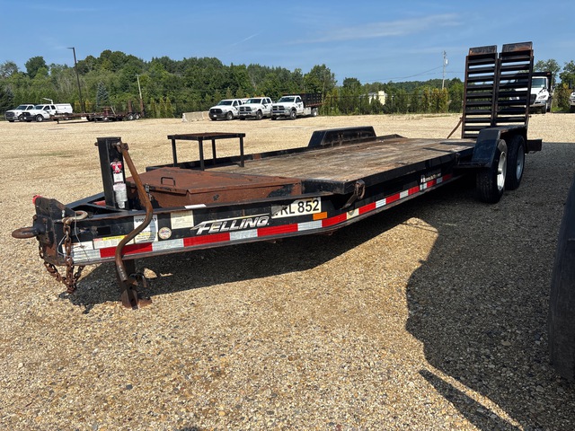 2017 Felling FT-15 21 ft T/A Equipment Trailer 2017 Felling FT-15 21 ft T/A Equipment Trailer