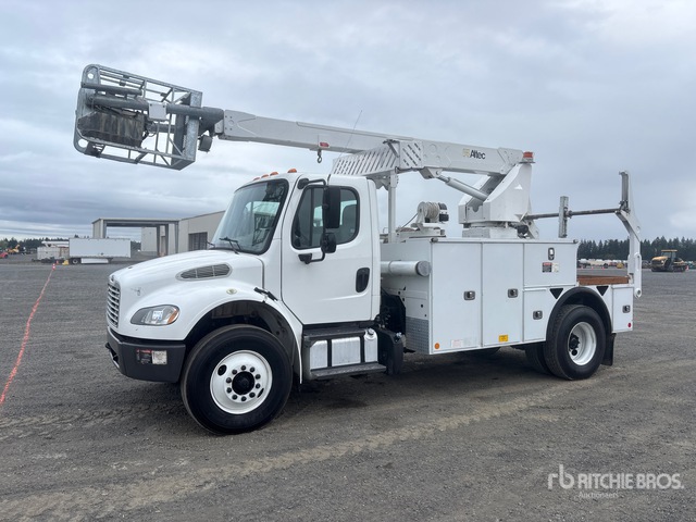 2017 Altec T40P 35 ft on 2018 Freightliner M2 4x2 Cable Placer Bucket Truck