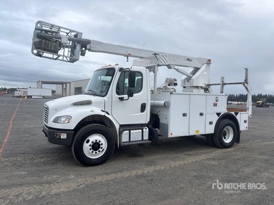 2017 Altec T40P 35 ft on 2018 Freightliner M2 4x2 Cable Placer Lkw-Arbeitsbühne