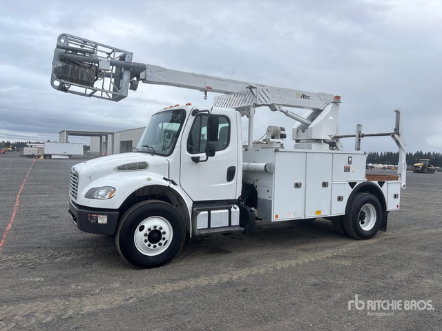 2017 Altec T40P 35 ft on 2018 Freightliner M2 4x2 Cable Placer Bucket Truck