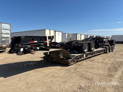 2014 K-Line 55 ton 6 Axle Extendable Removable Gooseneck Combination Lowboy Trailer