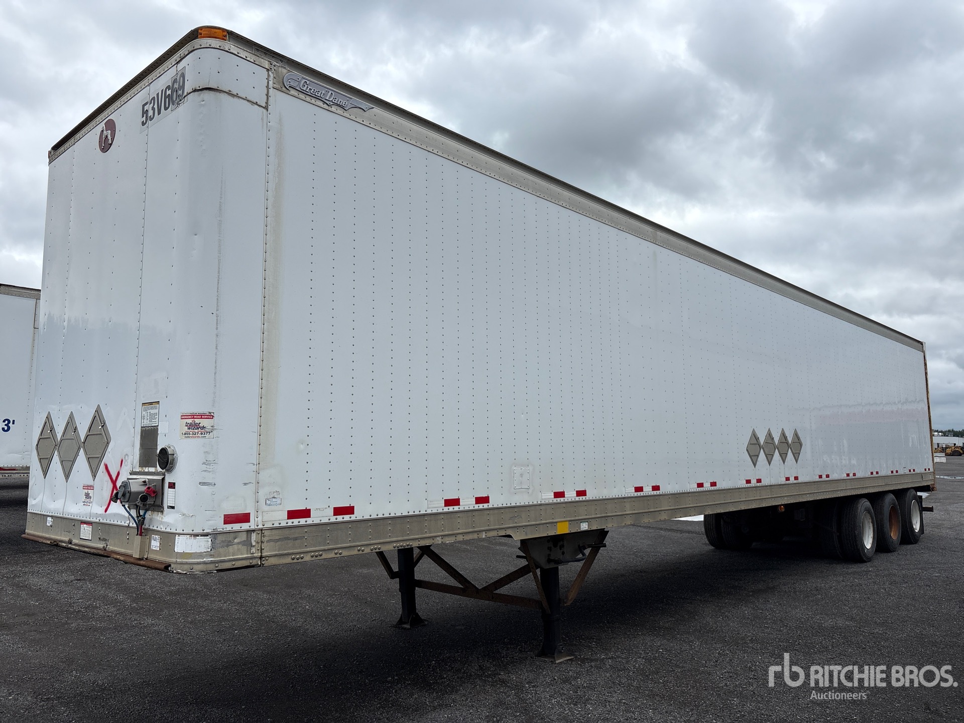 2007 Great Dane 53 ft x 102 in Tri/A Van Trailer