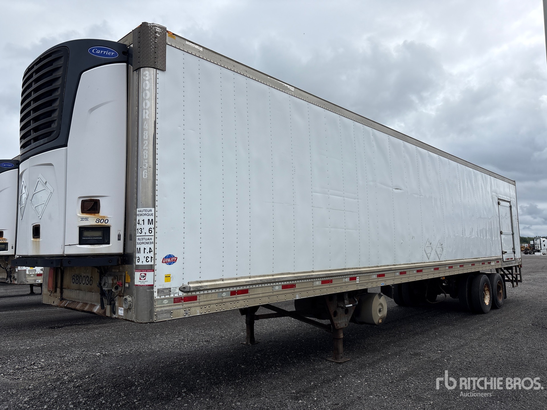 2009 Utility 53 ft x 102 in T/A Gekoelde Aanhangwagen