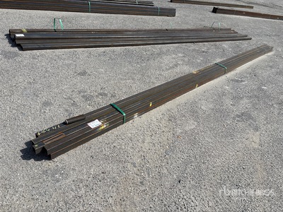 Quantity of (8) 2025 Kit Containers Steel 19 x1.175x1.86 tubing Pipe