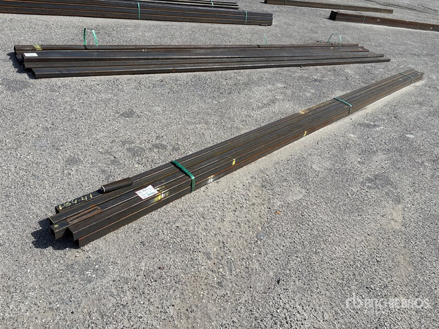 Quantity of (8) 2025 Kit Containers 19 ft x 2 in x 2 in Steel Tubing