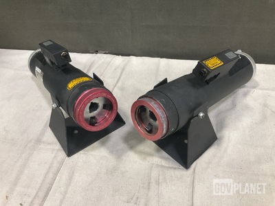 (2) Astro Tool M22520/23-01 Pneumatic Crimp Tools