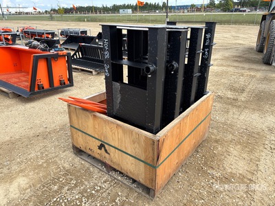 Quantity of (8) PABREAK GCC56 45 in Skid Steer Bale Spear