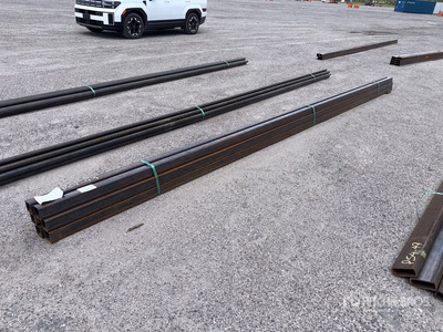 Quantity of (6) 2025 Kit Containers Steel 20x3x3 tubing Pipe