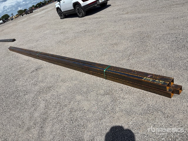 Quantity of (4) 2025 Kit Containers 24 ft x 2 in x 2 in Steel Tubing