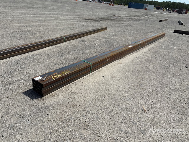 Quantity of (8) 2025 Kit Containers Casing 24 ft x 2 in x 5 in Steel Tubing
