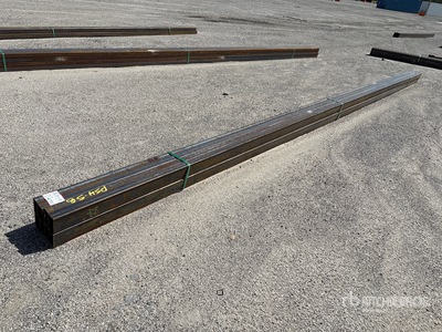 Quantity of (8) 2025 Kit Containers Steel 24x1.75x3.50 tubing Pipe