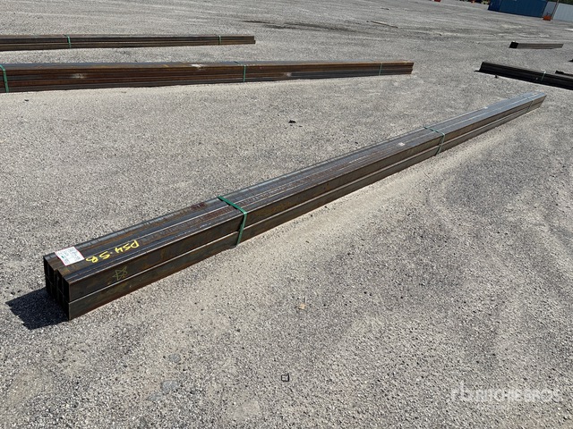 Quantity of (8) 2025 Kit Containers 24 ft x 2 in x 4 in Steel Tubing
