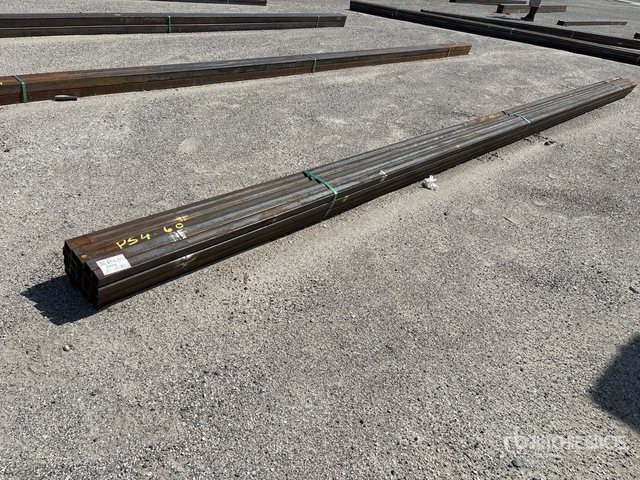Quantity of (20) 2025 Kit Containers 25 ft x 2 in x 2 in Steel Tubing