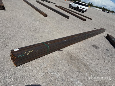 Quantity of (20) 2025 Kit Containers Steel 23x1.75x1.76 tubing Pipe