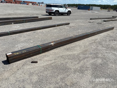 Quantity of (8) 2025 Kit Containers Steel 24x4x2 tubing Pipe