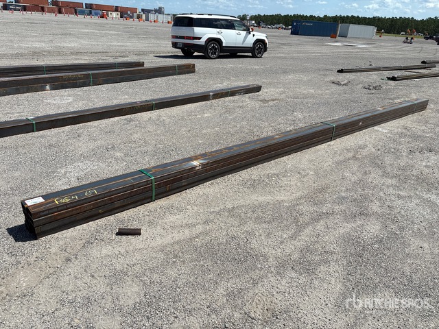 Quantity of (8) 2025 Kit Containers 24 ft x 4 in x 2 in Steel Tubing