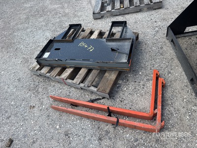 2025 Kit Containers QT-45-FF-42 42 in Skid Steer Forks (Unused)