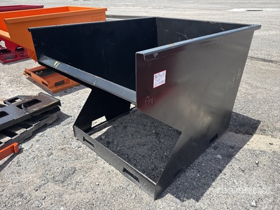 2025 Kit Containers 2YFT-SST 48 in 2 yrd Skid Steer Dump Hopper (Unused)