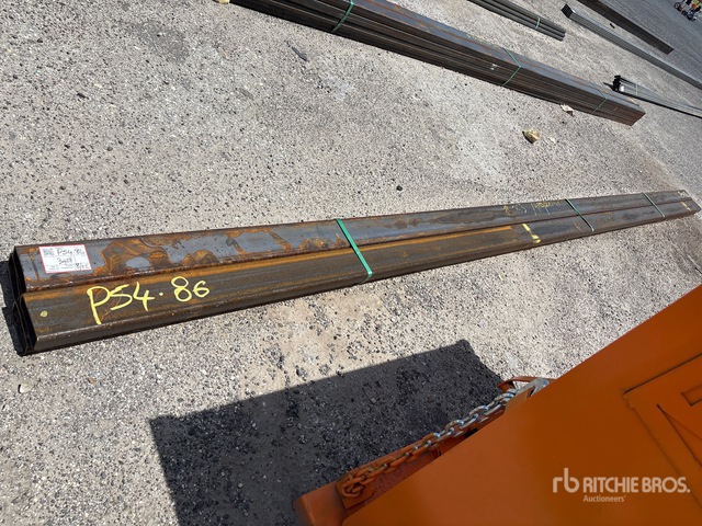 Quantity of (4) 2025 Kit Containers 19 ft x 2 in x 5 in Steel Tubing