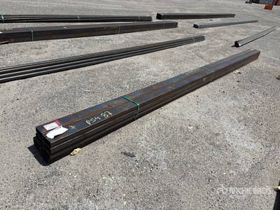 Quantity of (8) 2025 Kit Containers Steel 19x2x5 tubing Pipe