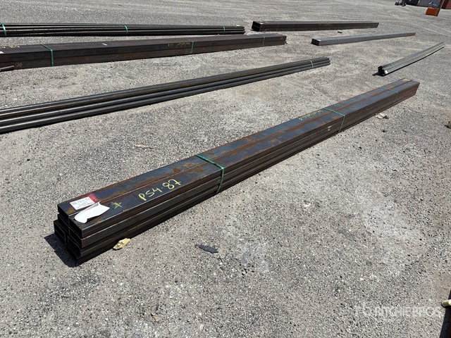 Quantity of (8) 2025 Kit Containers 19 ft x 2 in x 5 in Steel Tubing