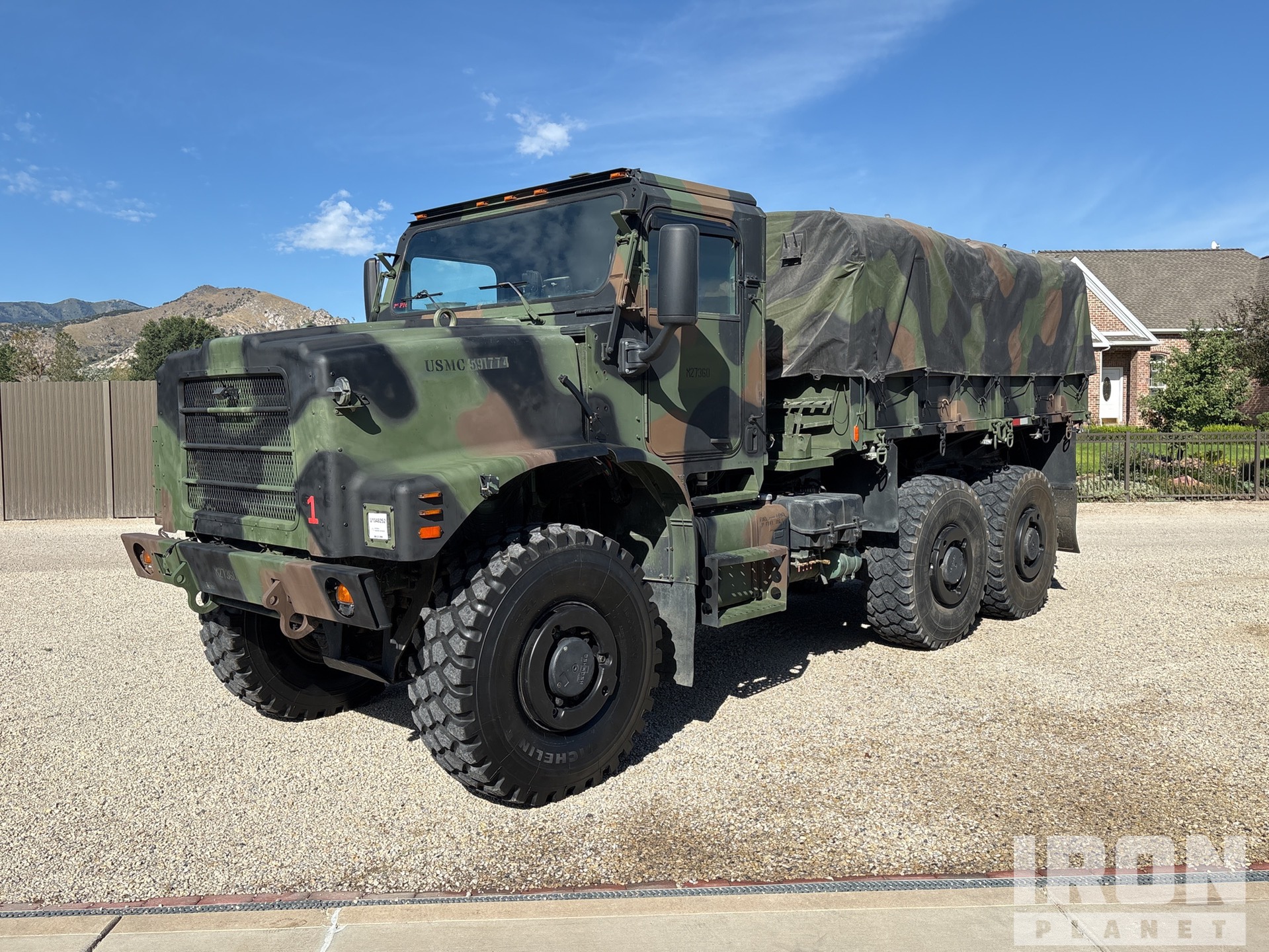 2001 Oshkosh MK23 7 Ton 6x6 Cargo Truck
