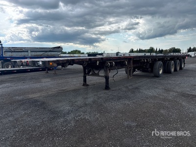 2015 Manac 53 ft Quad/A Pritsche Anhänger