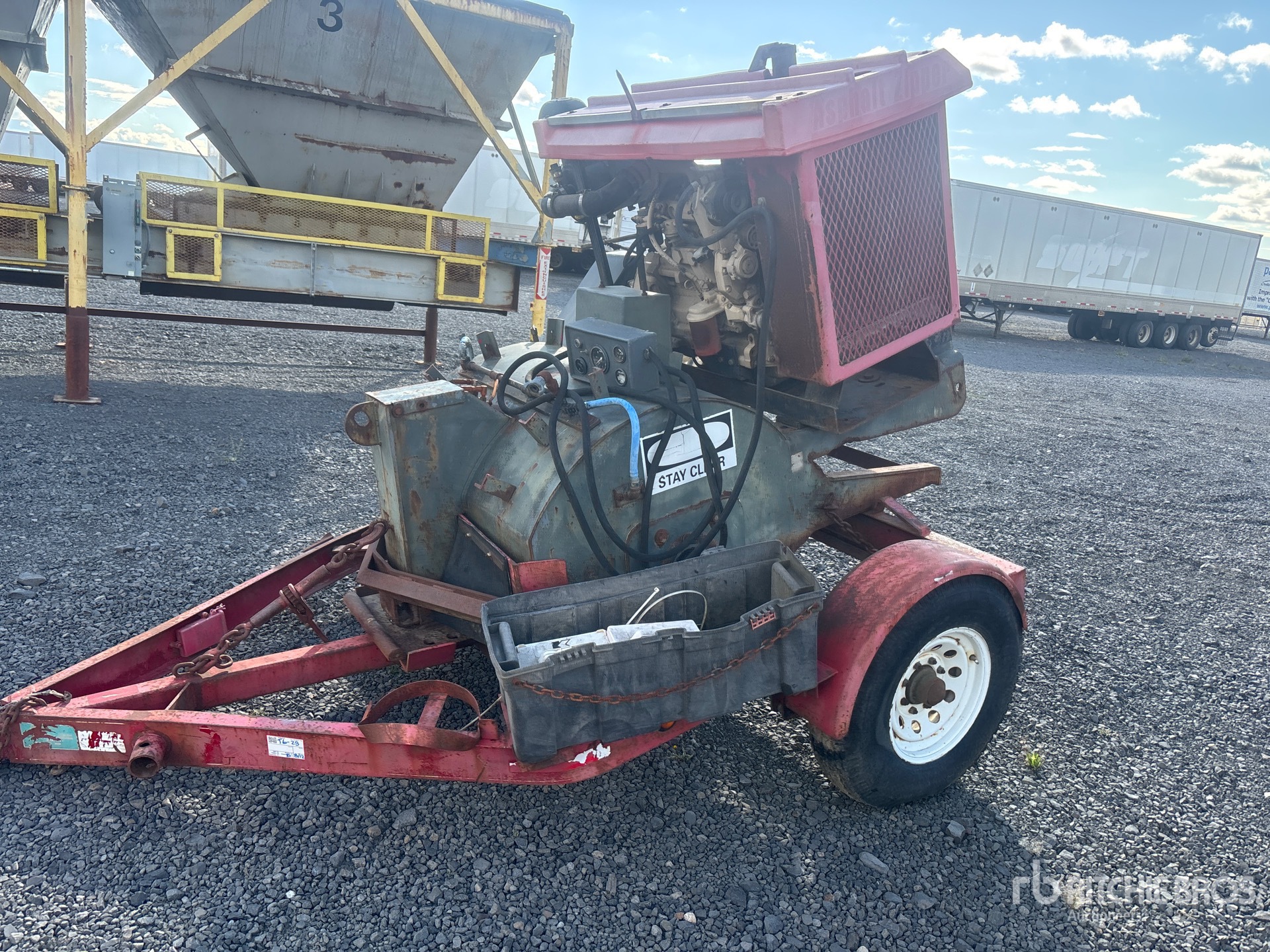 Asphalt Zipper 36 in Cold Planer Attachment