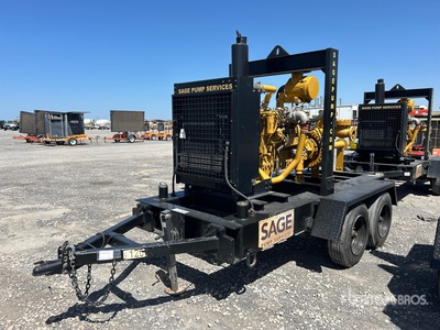 2010 Sage Trailer-Mounted Wasserpumpe
