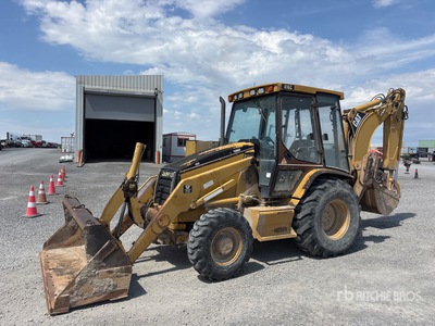 1999 Cat 416C 4x4 Graaflaadmachine