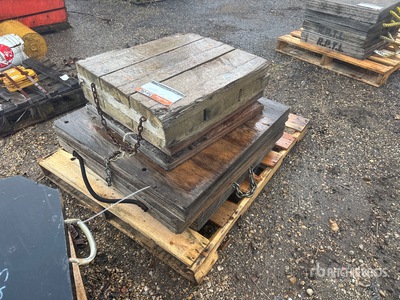 Quantity of (6) Miscellaneous Outrigger Pads