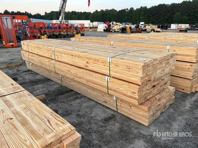 Quantity of (192) 2x6x16 SYP #2 Prime Grade Kiln Dried-Heat Treated S4S Lumber (Unused)