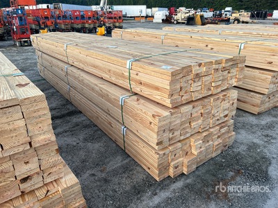 Quantity of (192) 2x6x16 SYP #2 Prime Grade Kiln Dried-Heat Treated S4S Lumber (Unused)